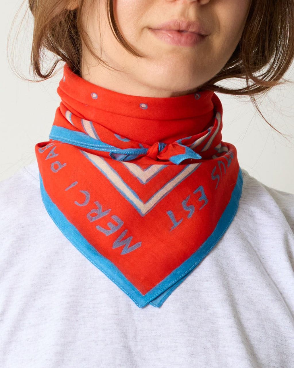 Merci - Ars Vivendi Virtus Est Bandana - Red & Blue