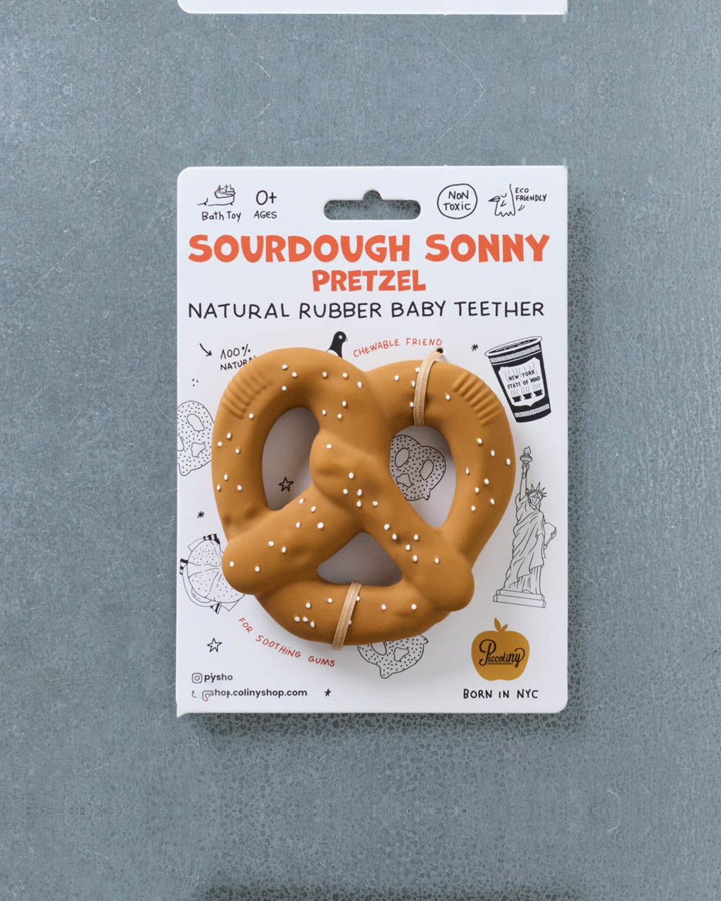 Piccoliny - Baby Teether - Bretzel