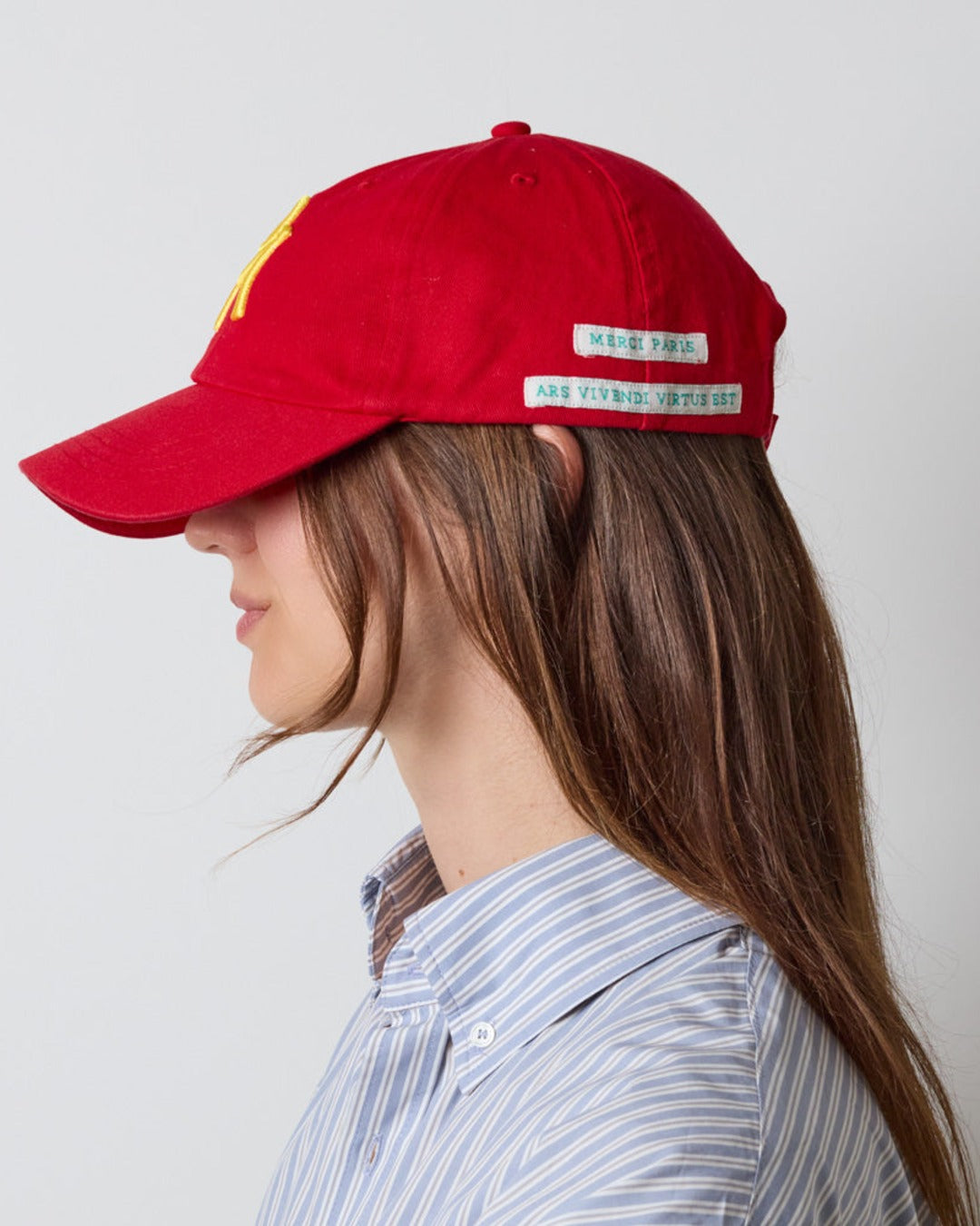 Merci - Casquette Mp - Rouge & Jaune