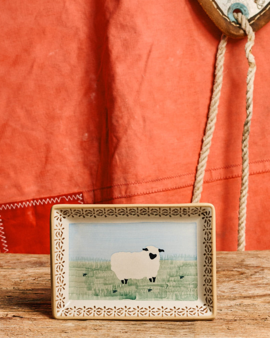 Nicholas Mosse Pottery - Rectangular Plate - Sheep