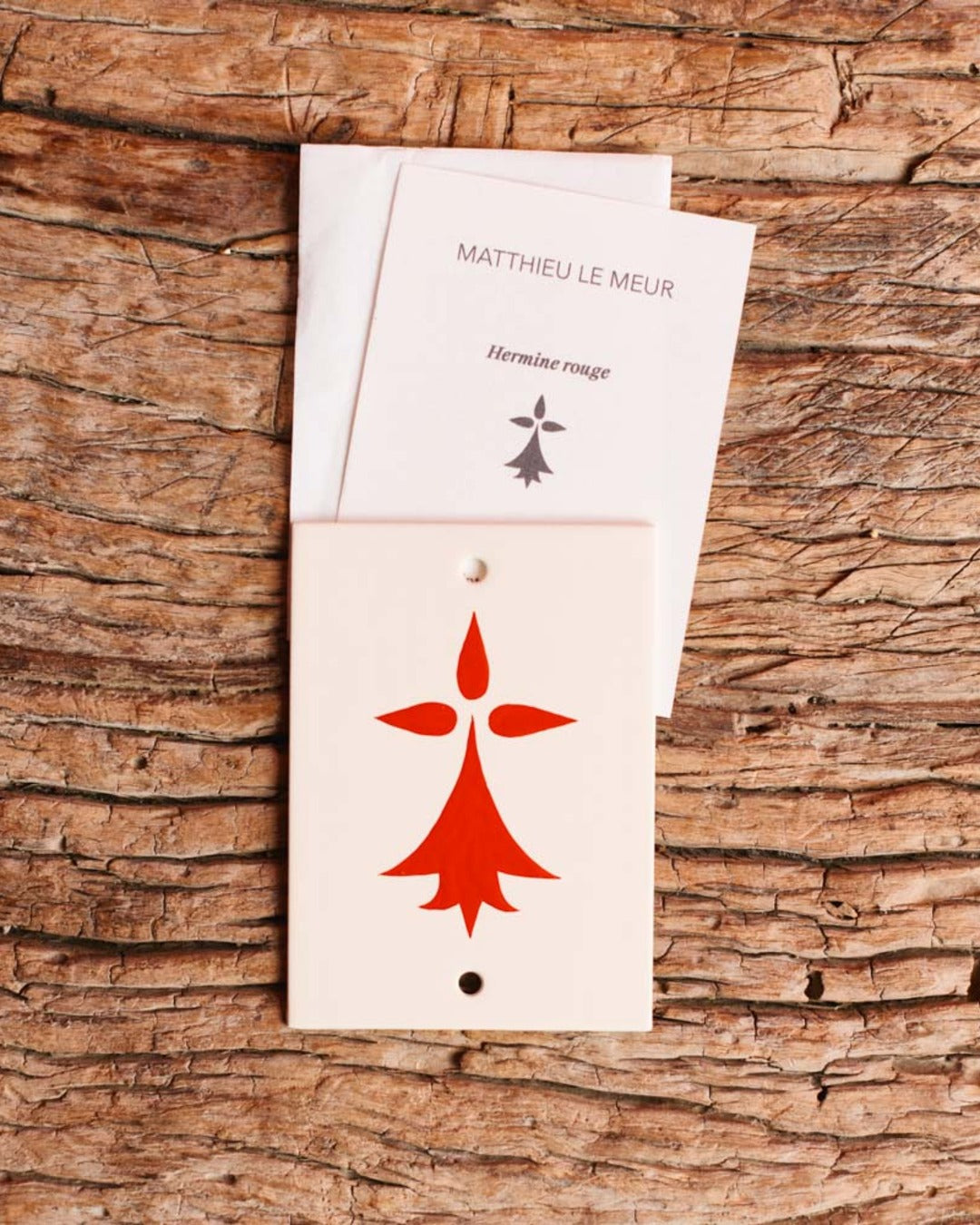 Matthieu Le Meur - Plaque Hermine - Rouge