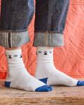 Amour Breton x Merci - Chaussettes - Bleu & Blanc