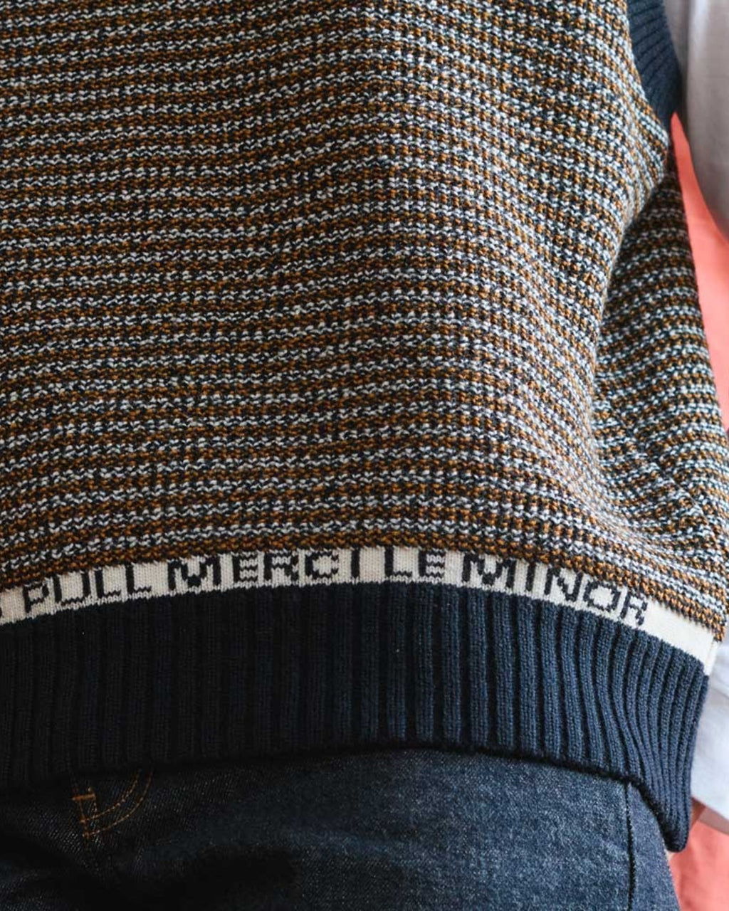 Le Minor x Merci - Pull Malo - Marine