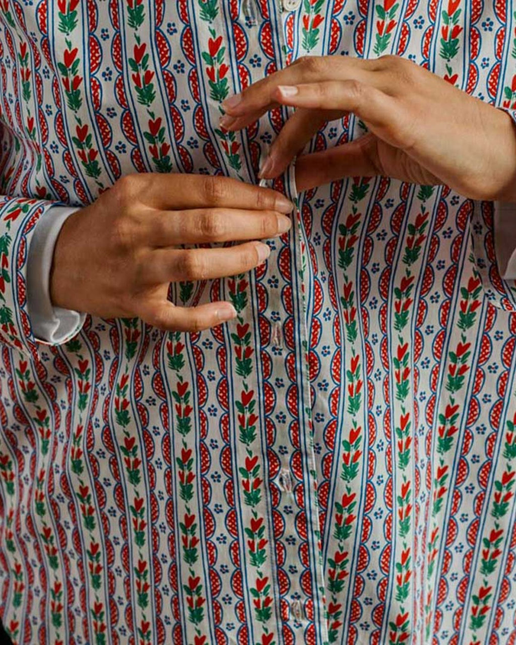 Amour Breton x Merci - Chemise - Rouge