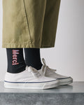 Merci - Scrappy Socks - Black