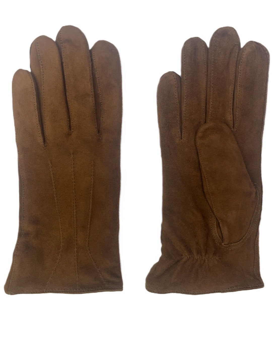 Milona - Suede Lambskin Gloves - Tobacco