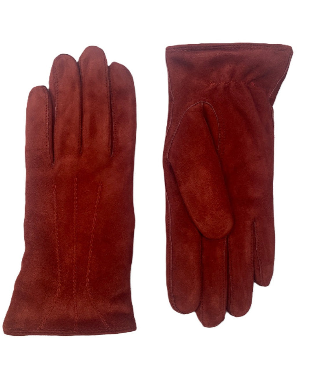 Milona - Suede Lambskin Gloves - Red
