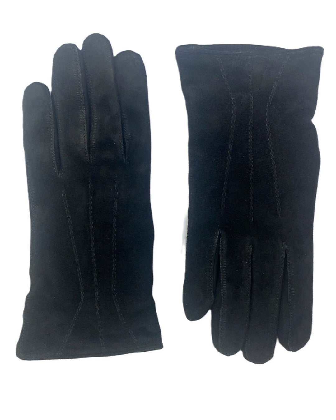 Milona - Suede Lambskin Gloves - Black