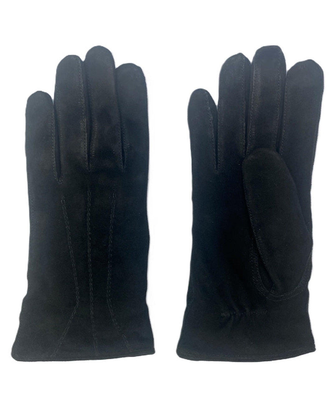 Milona - Suede Lambskin Gloves - Black