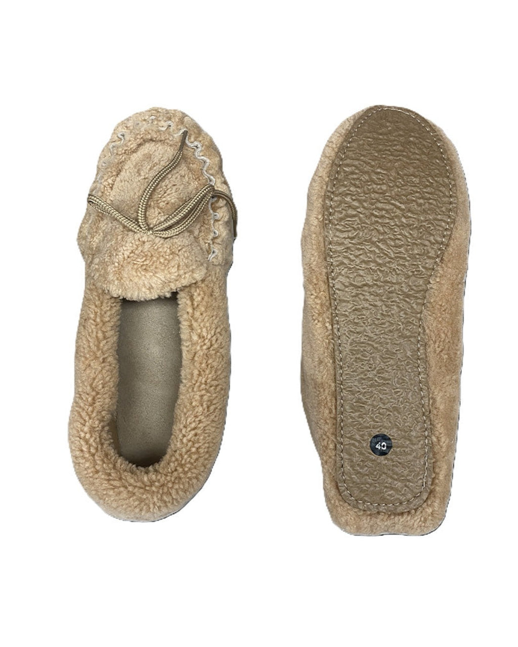 Milona - Chaussons Mocassins - Camel