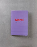 Merci - Notebook - Purple & Red