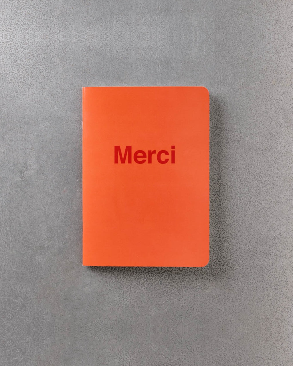 Merci - Notebook - Orange & Red