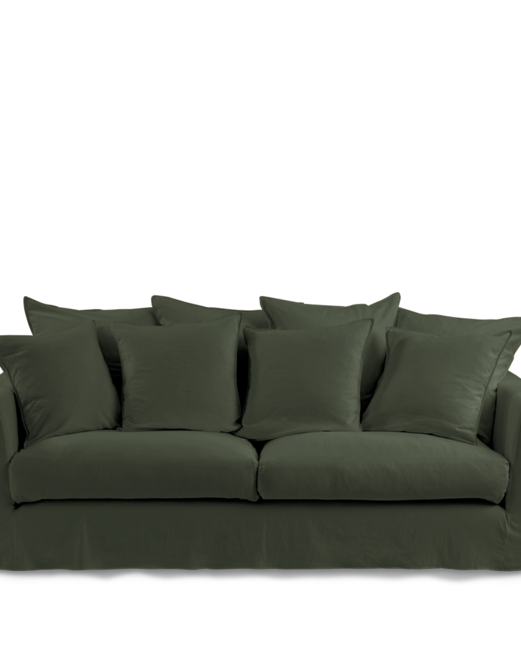 Merci - Convertible 3-seater sofa - Oxide Green