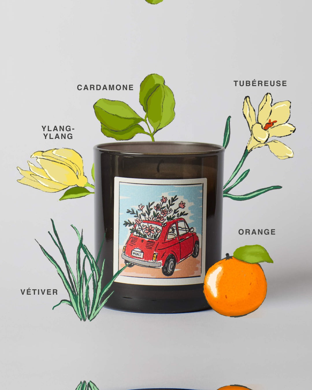 Merci - candle - Notre Moment