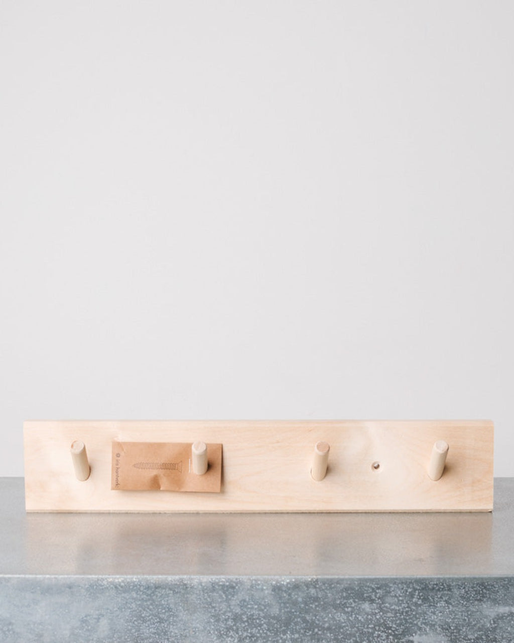 Iris Hantverk - Wooden Hook Rack - 4 Hooks