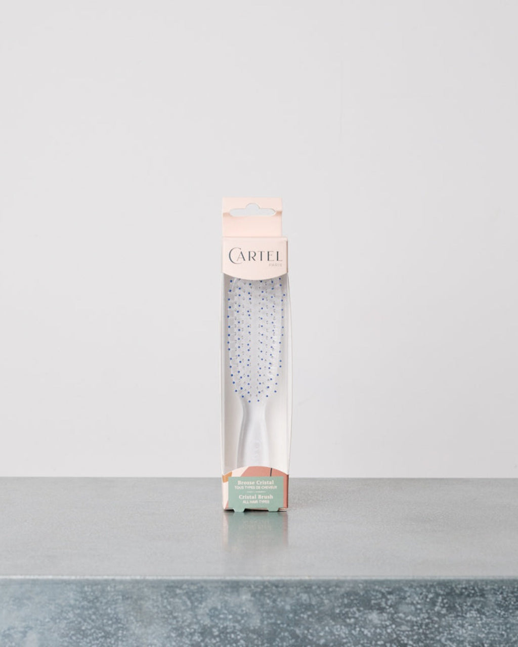 Cartel - Brosse À Cheveux Cristal Bleue