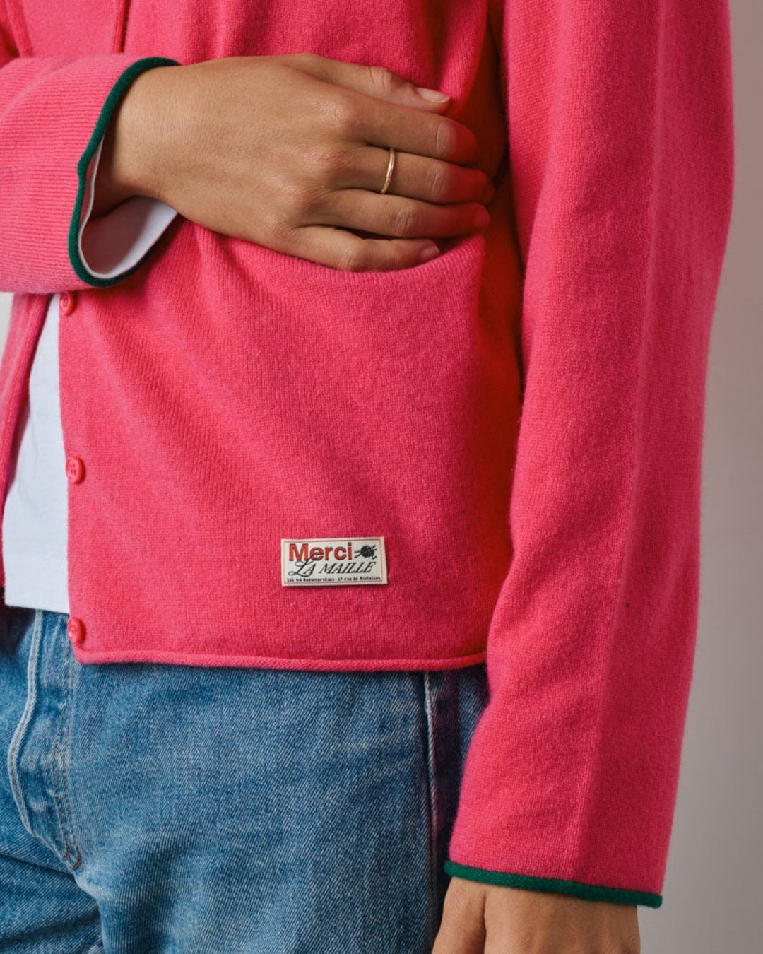 Merci - Gilet Iris - Rose