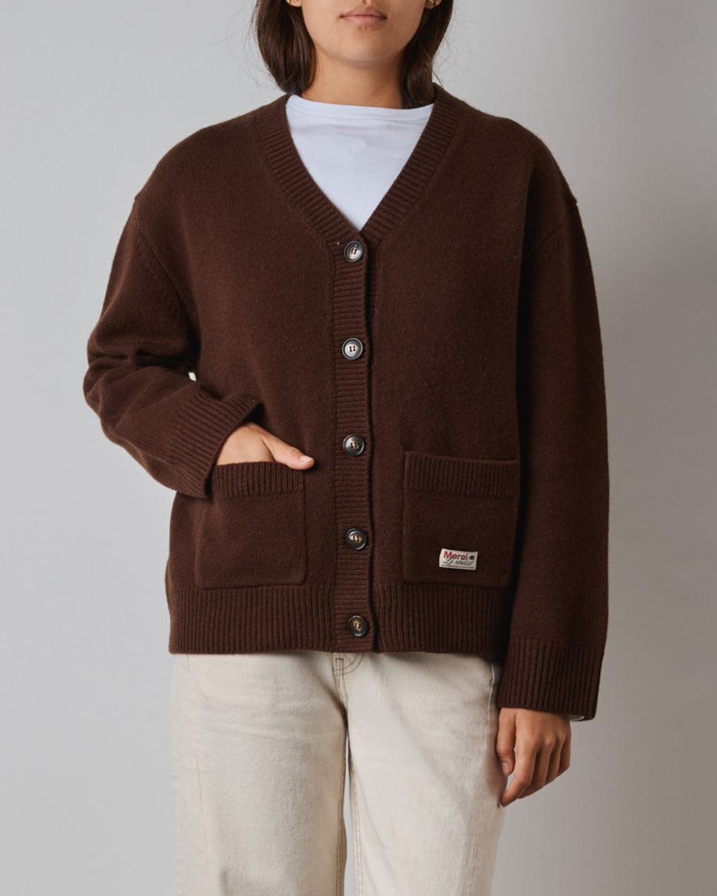 Merci - Cardigan Juliette - Marron