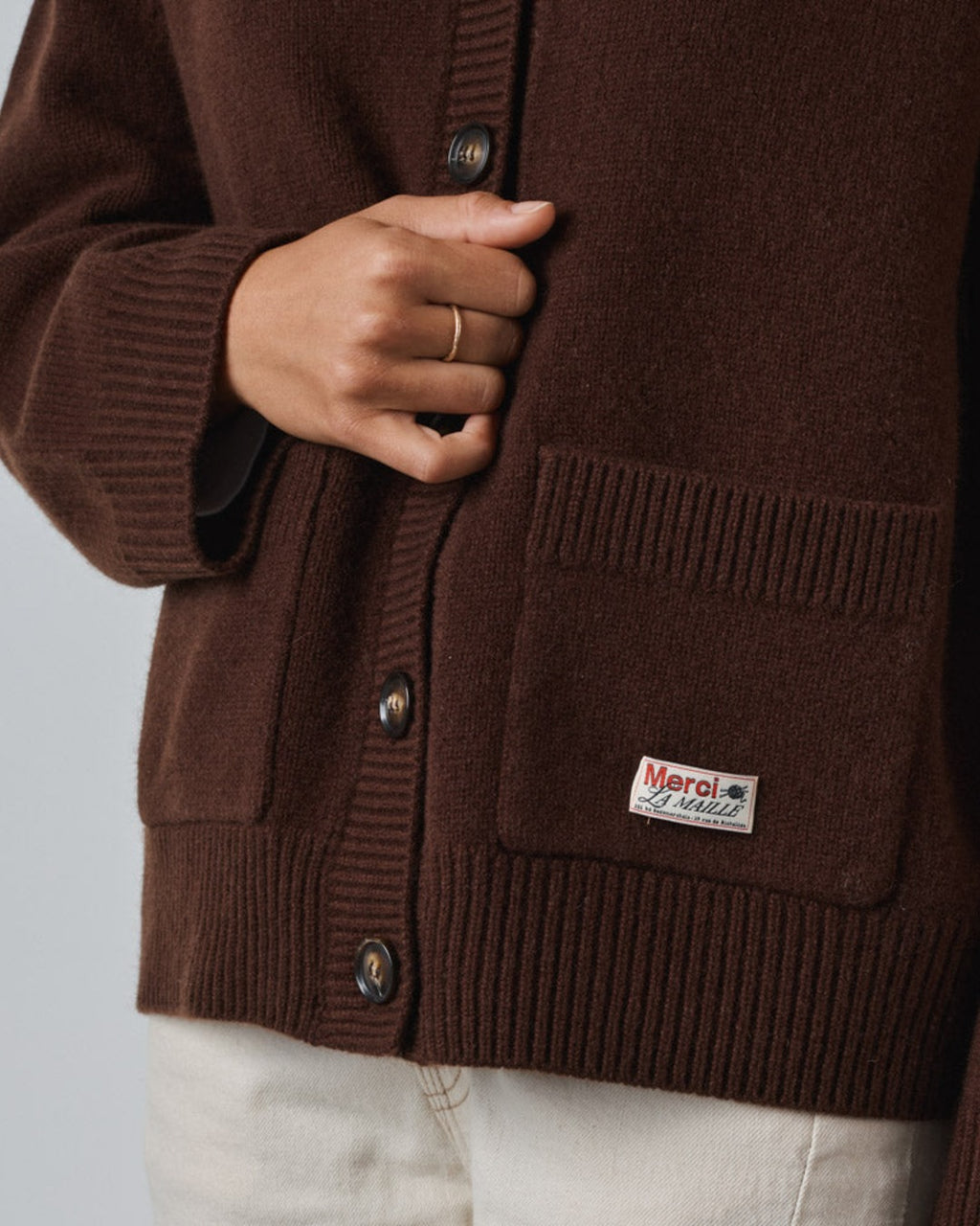 Merci - Cardigan Juliette - Marron