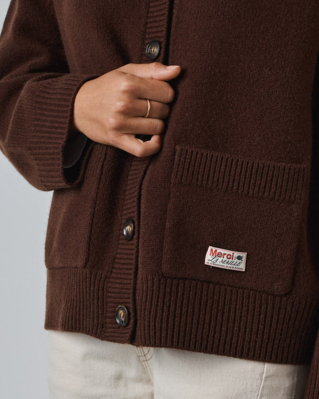 Merci - Cardigan Juliette - Marron