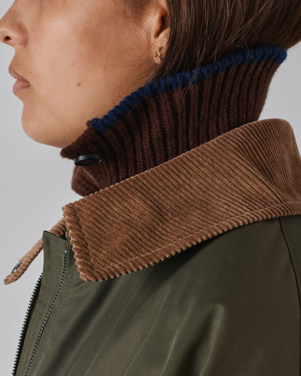 Merci - Mathilde Collar - Brown & Navy