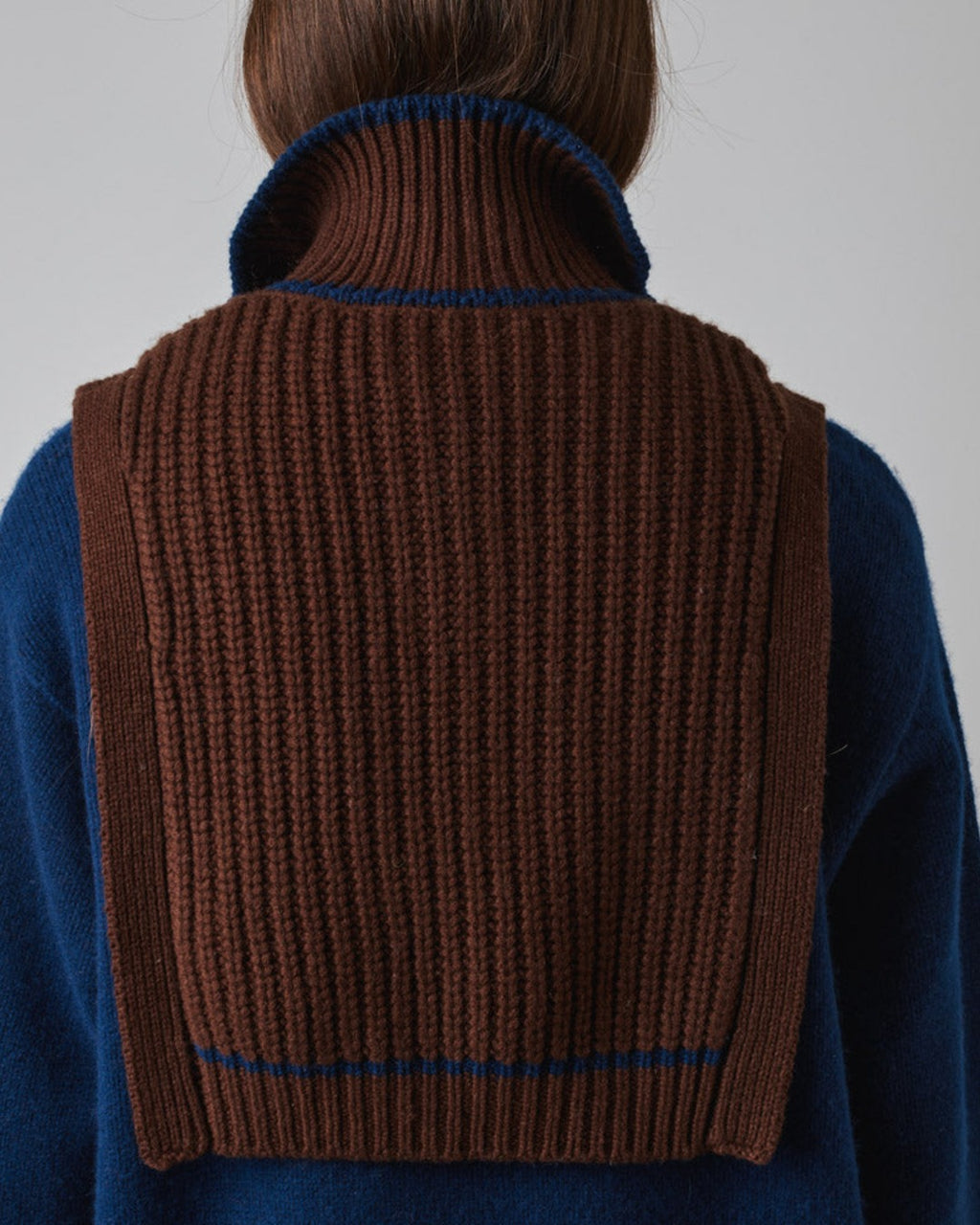 Merci - Mathilde Collar - Brown & Navy
