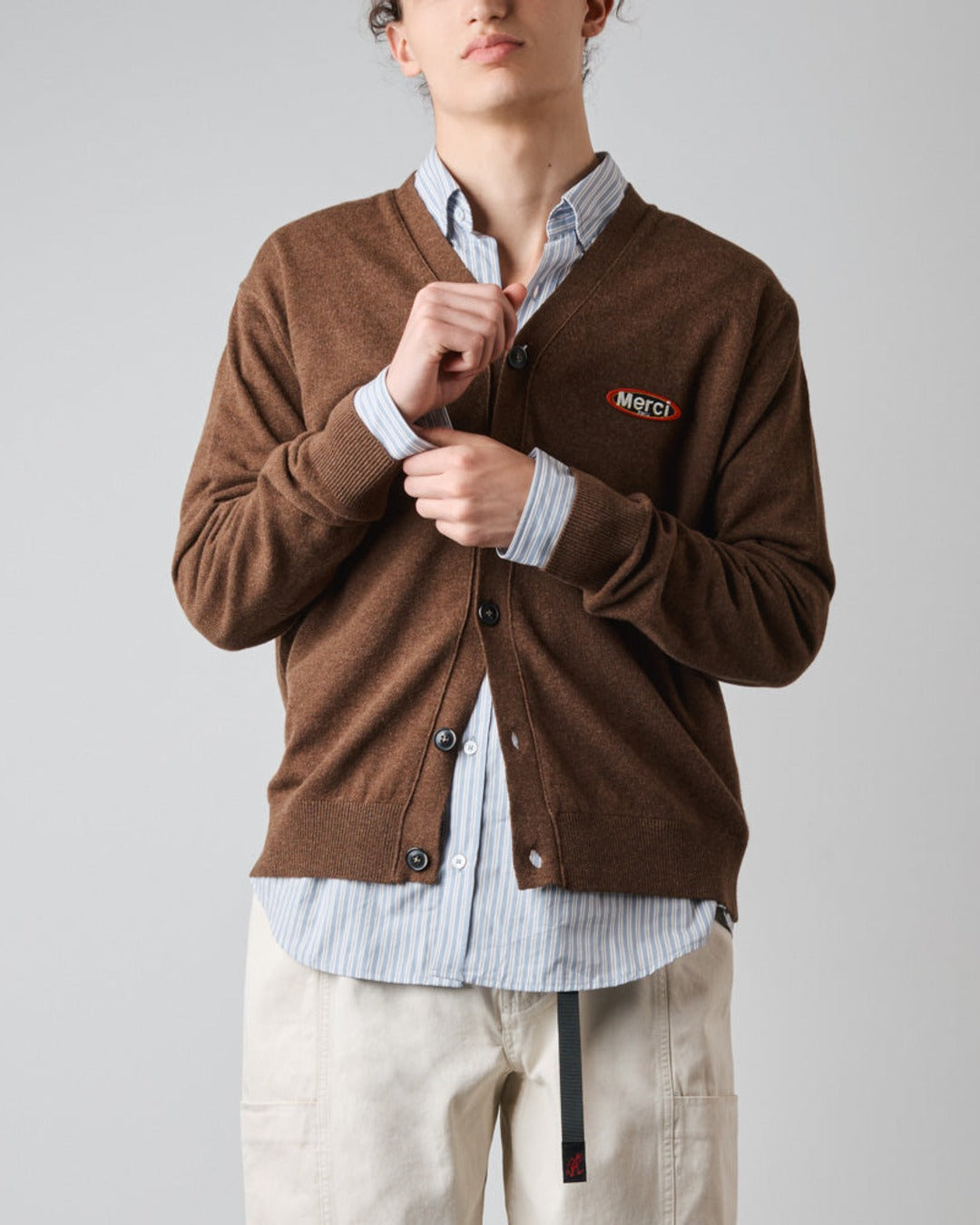 Merci - Charlie Cardigan - Brown