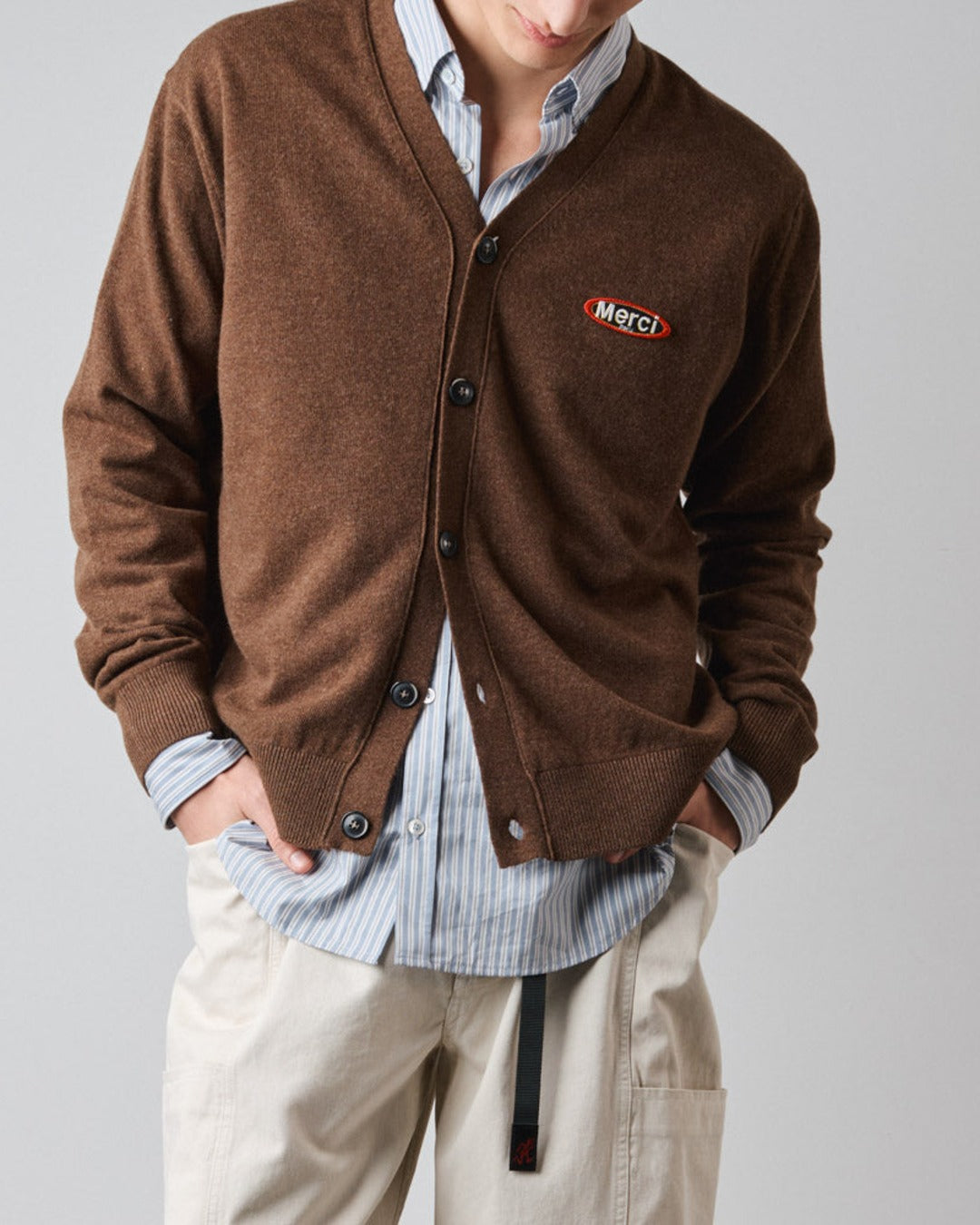 Merci - Charlie Cardigan - Brown