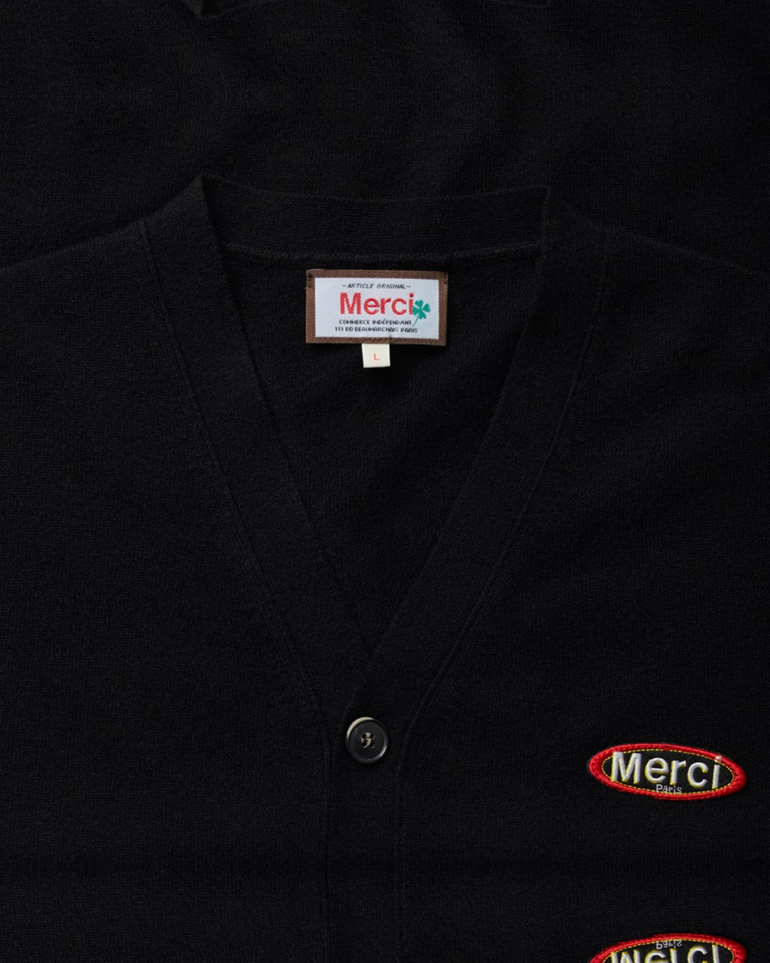 Merci - Cardigan Charlie - Noir