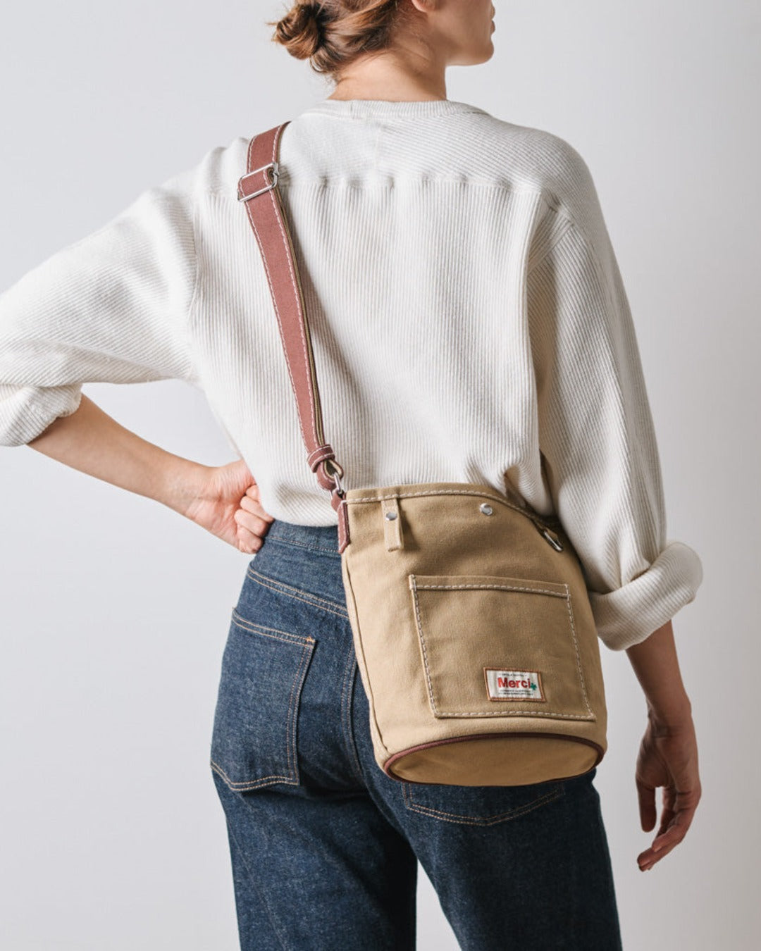 Merci - Sac Candide Seau - Marron