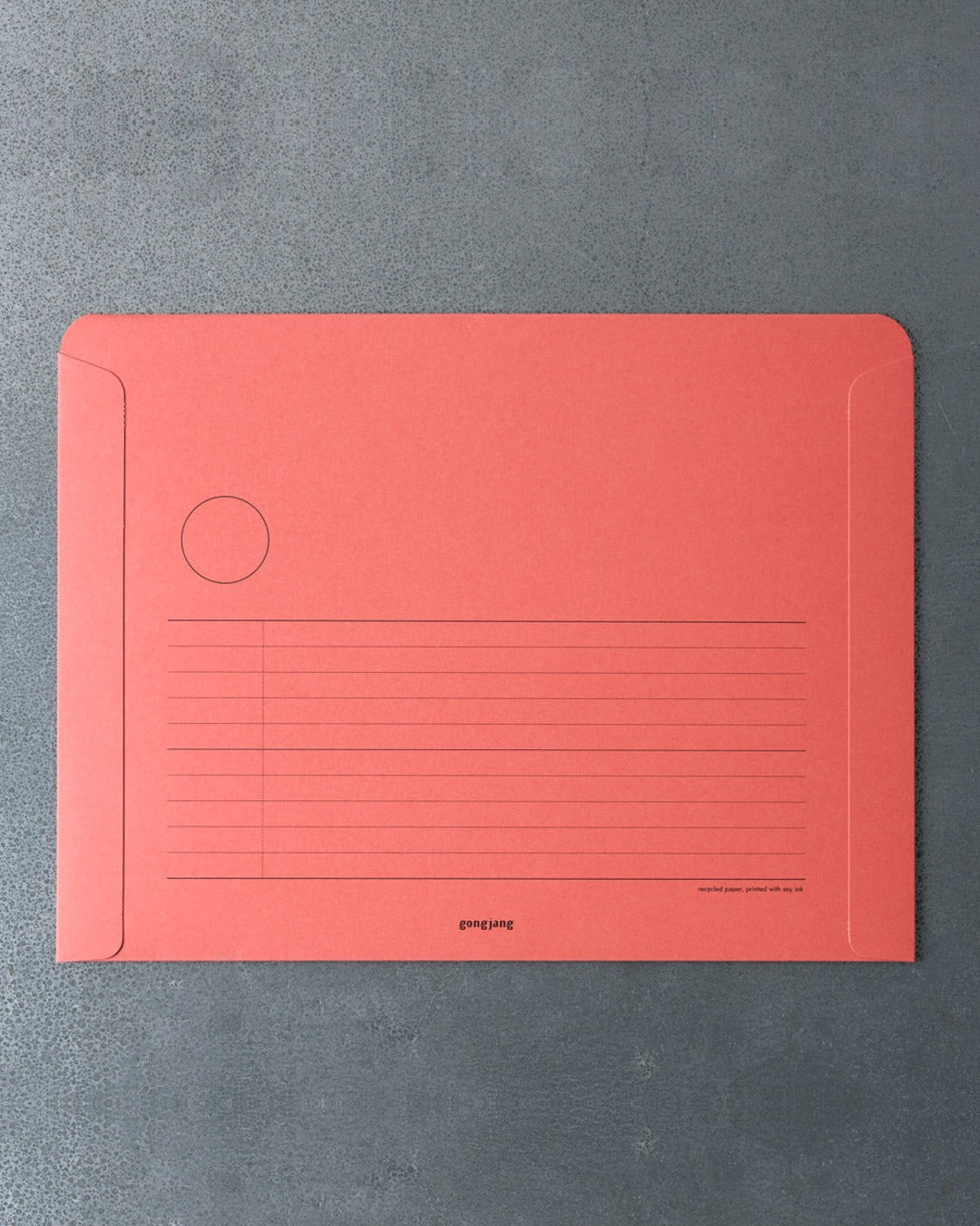 Gongjang - Pochette À Documents A4 - Corail