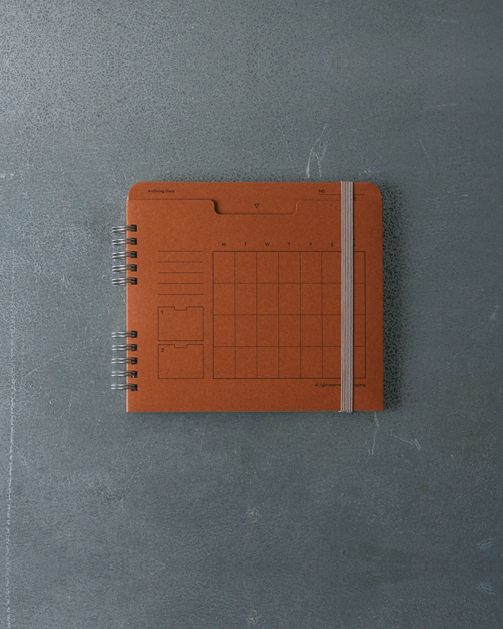 Gongjang - Planner 6 Mois - Brique