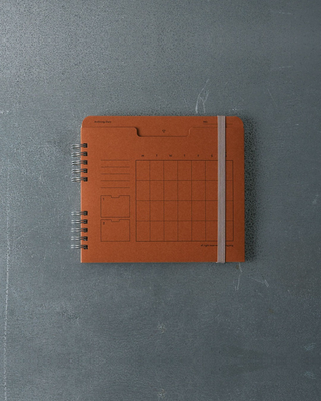 Gongjang - Planner 6 Mois - Brique