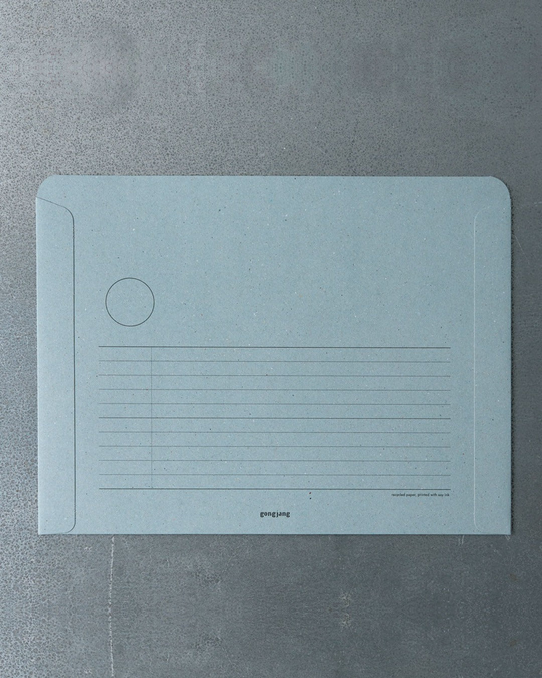 Gongjang - Pochette À Documents A4 - Bleu Ciel