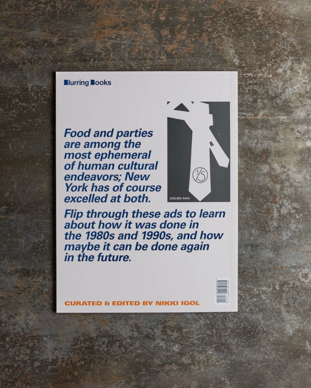 Blurring Books - Livre Nyc Restaurants Ads