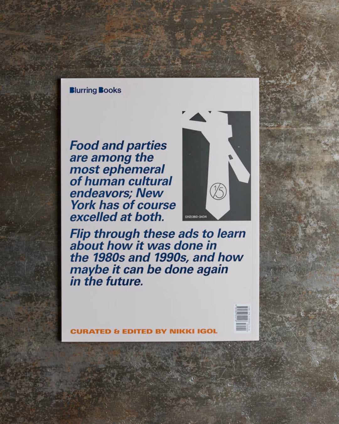 Blurring Books - Livre Nyc Restaurants Ads