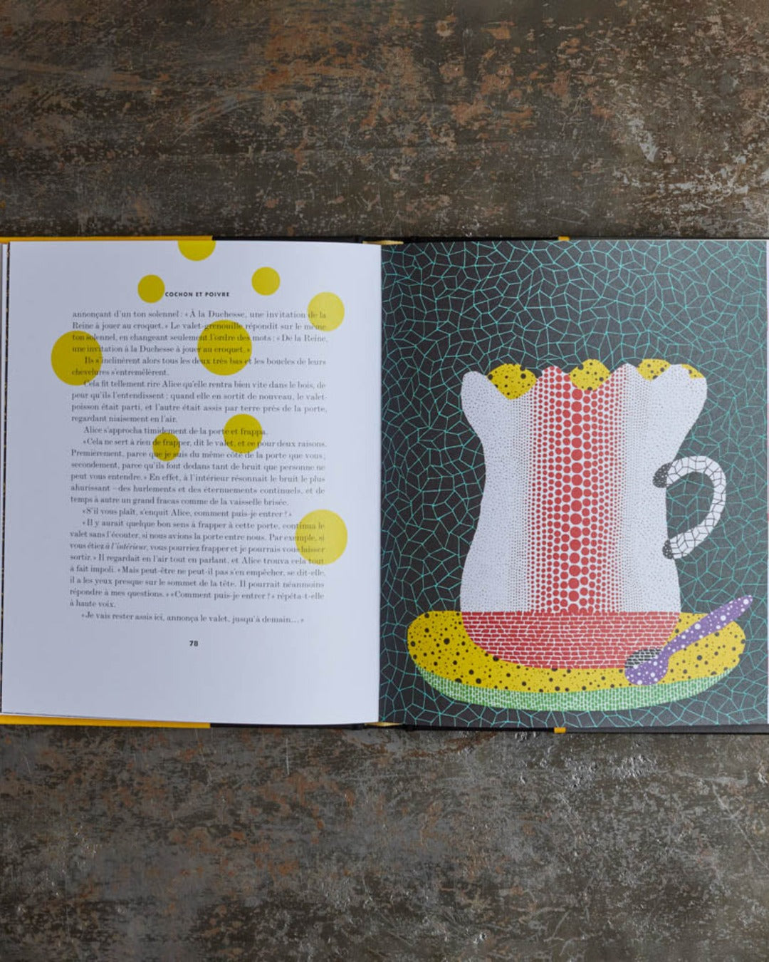 Editions Du Chene - Yayoi Kusama Livre Alice Au Pays Des Merveilles