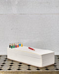 Three By Three - Set Bloc À Dessin Et Crayons De Couleurs