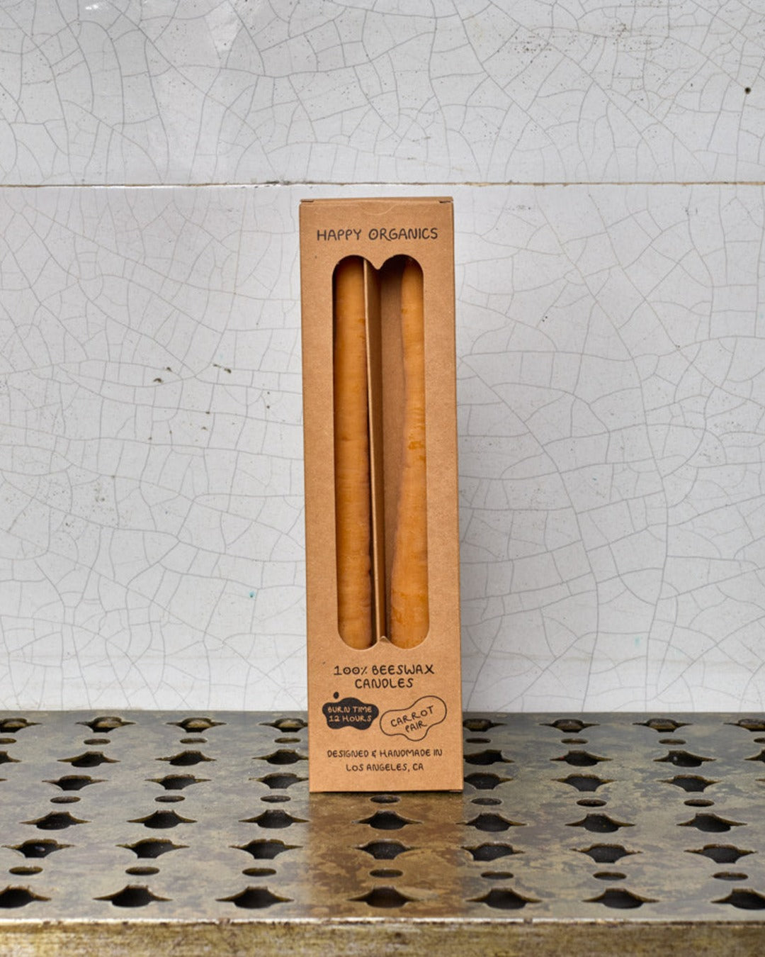 Happy Organics - Set of 2 Candles - Carrots