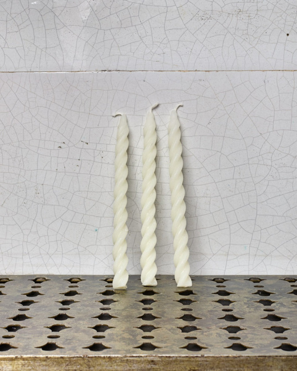 Cave Glow - Lot De 3 Bougies Spirales - Blanc