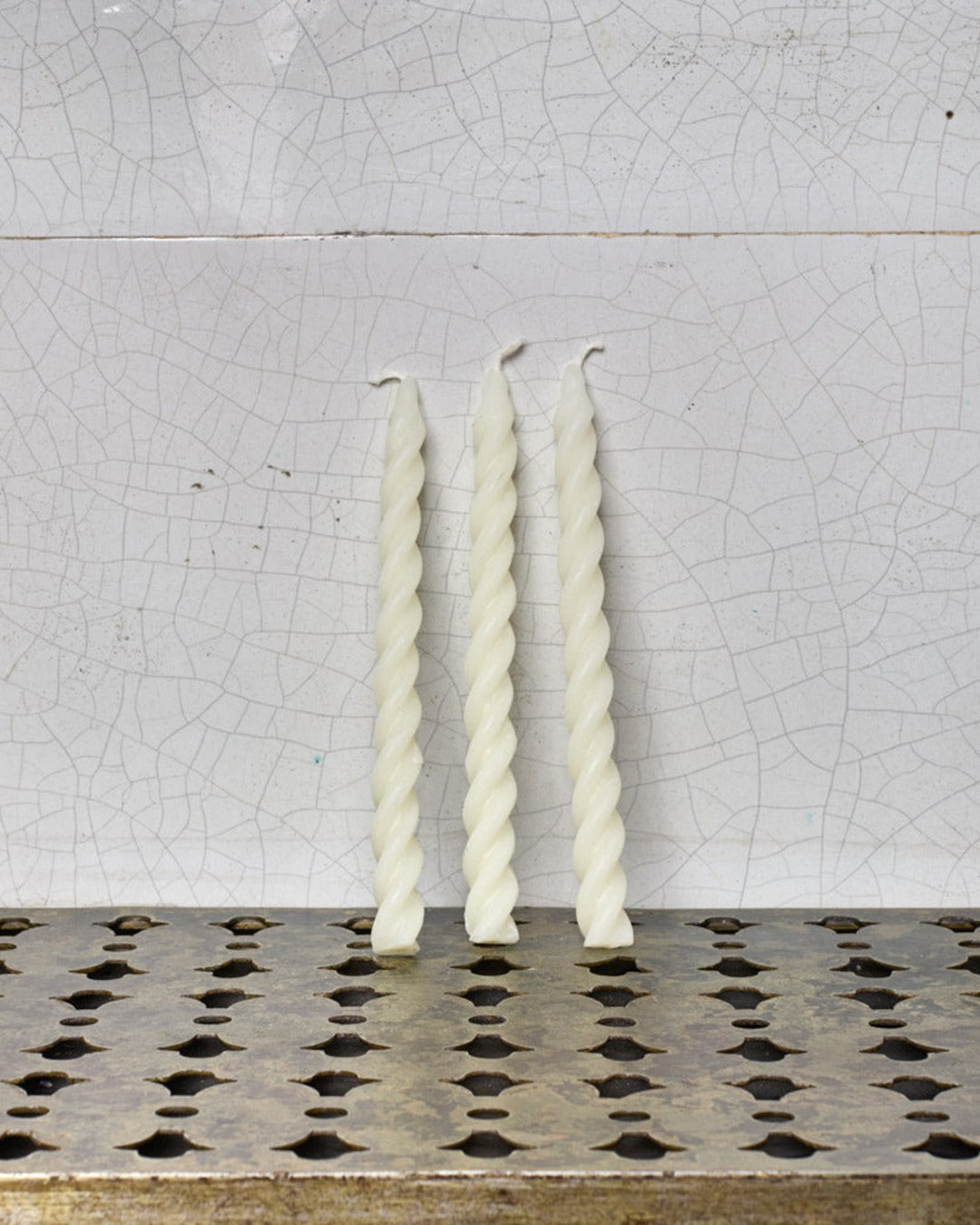 Cave Glow - Lot De 3 Bougies Spirales - Blanc