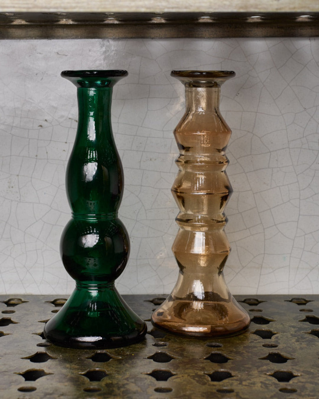 Vidrios San Miguel - Bougeoir En Verre Recyclé Mon - Vert