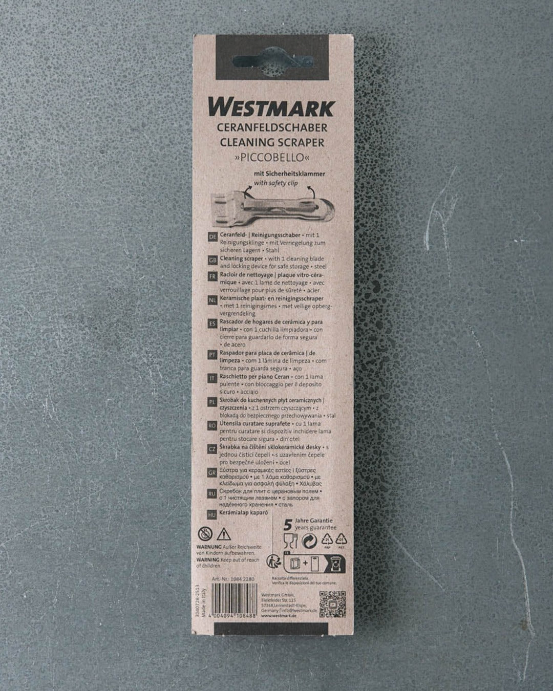 Westmark - Racleur Pour Plaques En Vitrocéramique