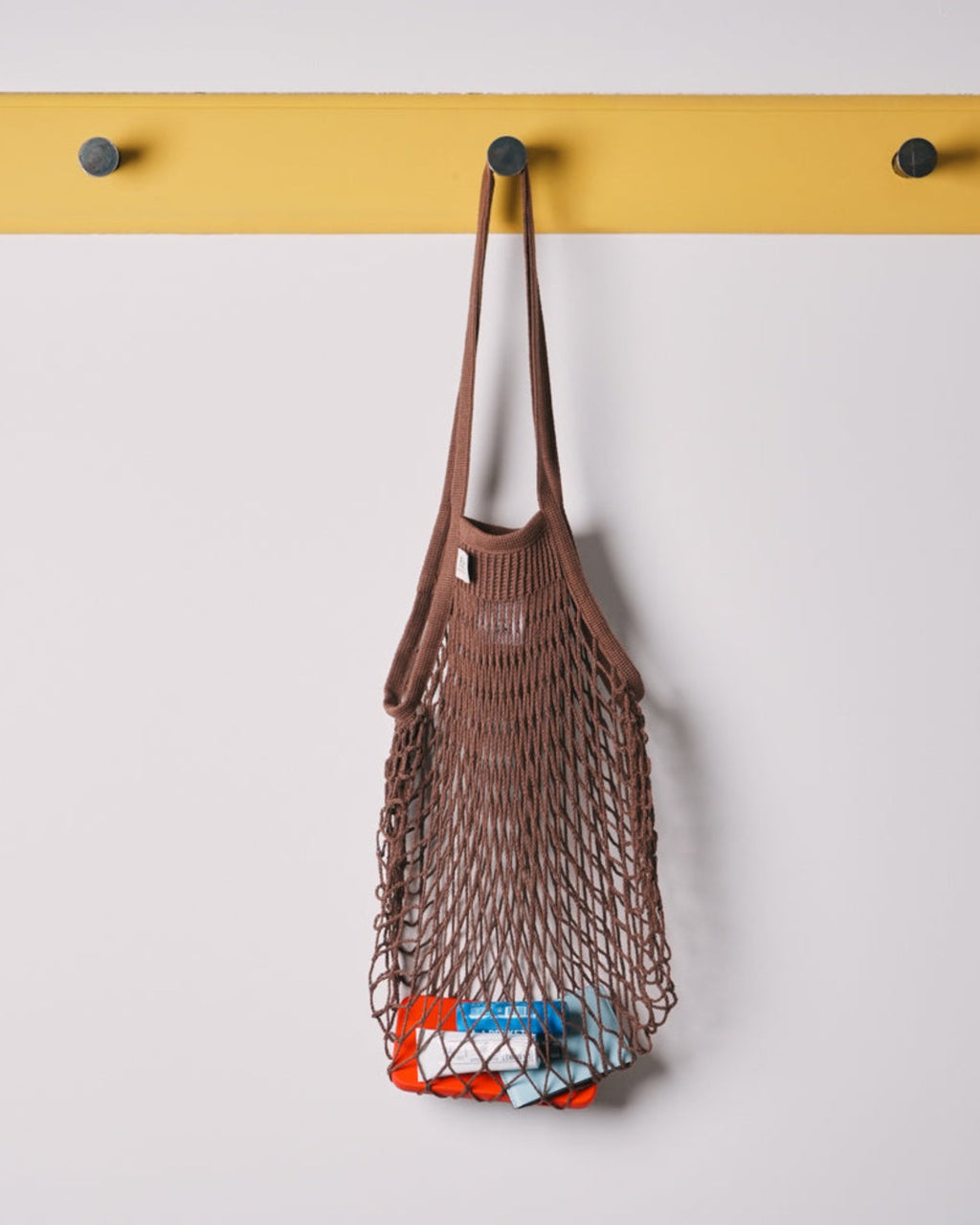 Filt - Large-Handle Net Bag - Sepia Brown