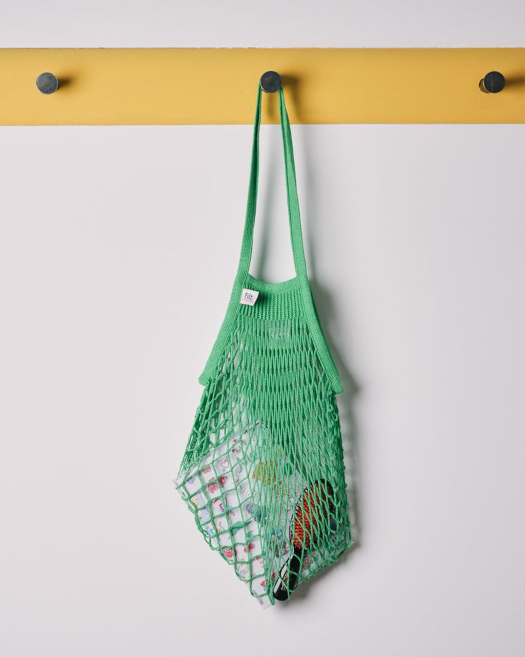 Filt - Large-Handle Net Bag - Lettuce Green