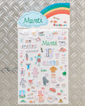 Merci x Shia Mcshia - Stickers