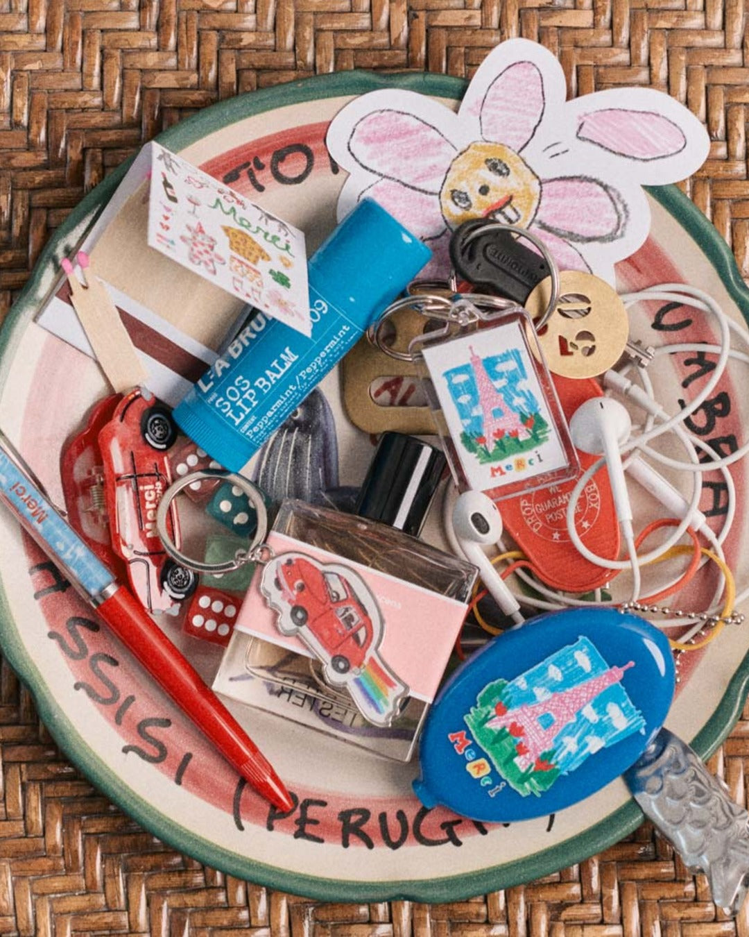 Merci x Shia Mcshia - Fiat 500 Keychain