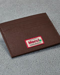 Merci - Flat Card Holder - Chocolate