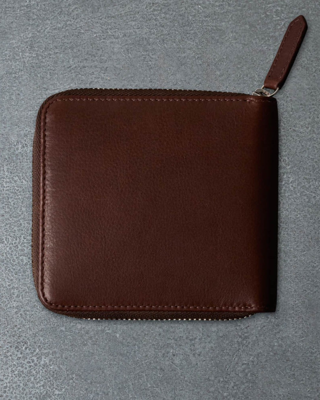 Merci - Porte Feuille Zip - Chocolat