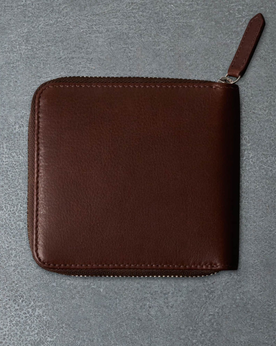 Merci - Porte Feuille Zip - Chocolat